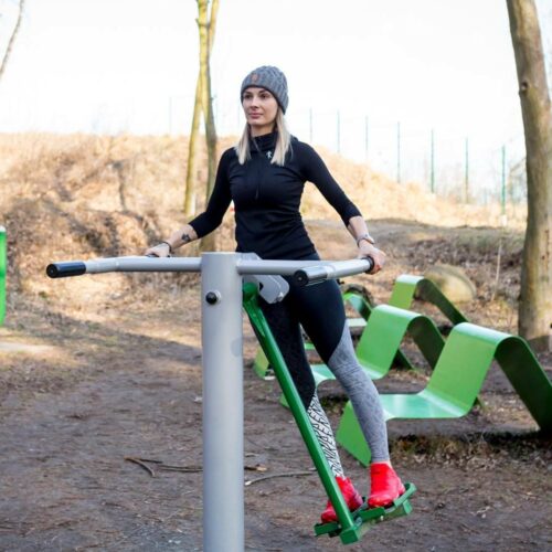 Buiten fitness toestel: Ski trainer 8 Verbeter je balans op een gemakkelijke en effectieve manier